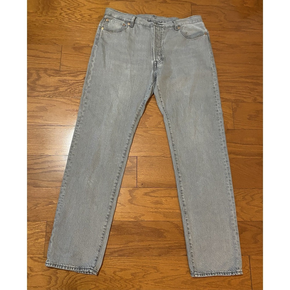 Levis LOT 501 XX Denim Jeans Gray Pants Big E Size 36x34 Excellent‎ Condition